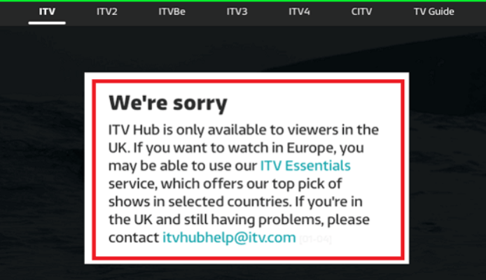 ITV-HUB-Error