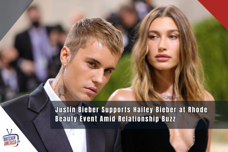 Justin Bieber Supports Hailey Bieber at Rhode Beauty Event Amid Relationship Buzz