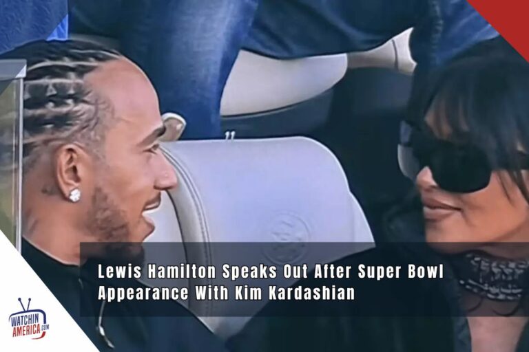 Lewis Hamilton Speaks Out After Super Bowl Appearance With Kim Kardashian lewis-hamilton-kim-kardashian-super-bowl-bad-bunny